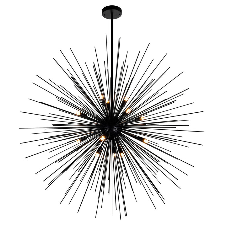 Savannah 14 Light Chandelier in Black - available from The Lighting Shoppe, trusted by Canadian homeowners
