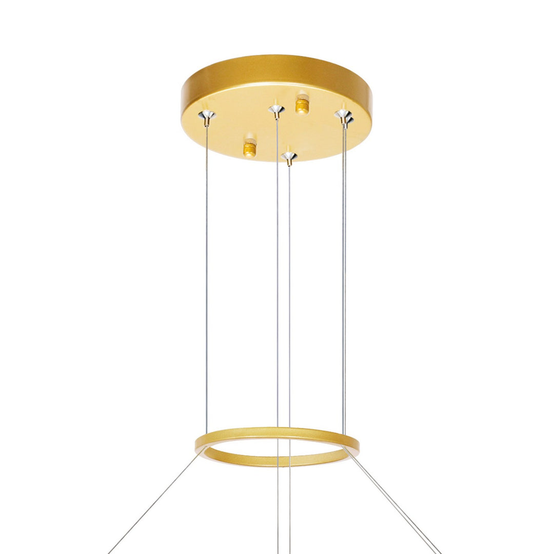 CWI Lighting Canada - 1246P24-602-A - LED Chandelier - Guadiana - Satin Gold