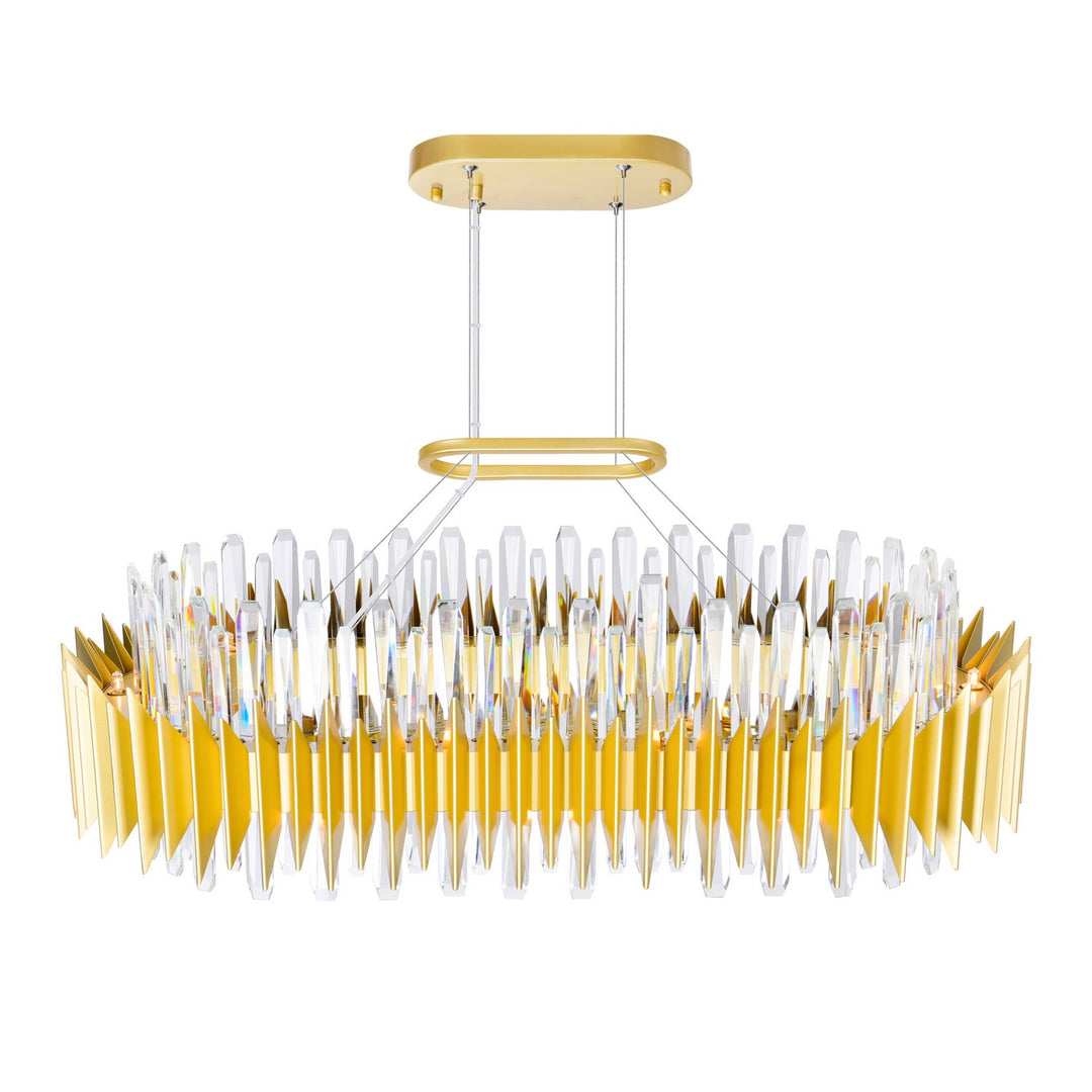 CWI Lighting Canada - 1247P39-20-602-O - 20 Light Chandelier - Cityscape - Satin Gold