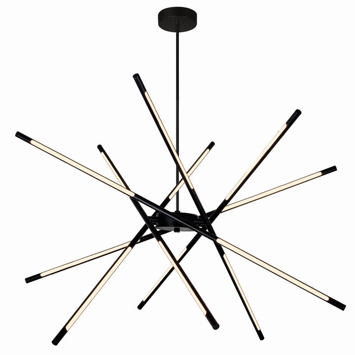 Oskil LED Chandelier in Black - available from The Lighting Shoppe, trusted by Canadian homeowners