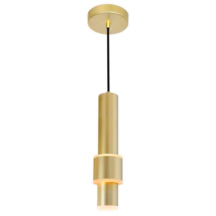 Lena LED Mini Pendant in Satin Gold - available from The Lighting Shoppe, trusted by Canadian homeowners