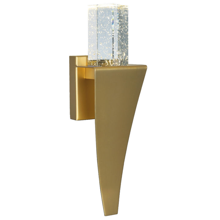Catania LED Wall Sconce in Satin Gold - available from The Lighting Shoppe, trusted by Canadian homeowners