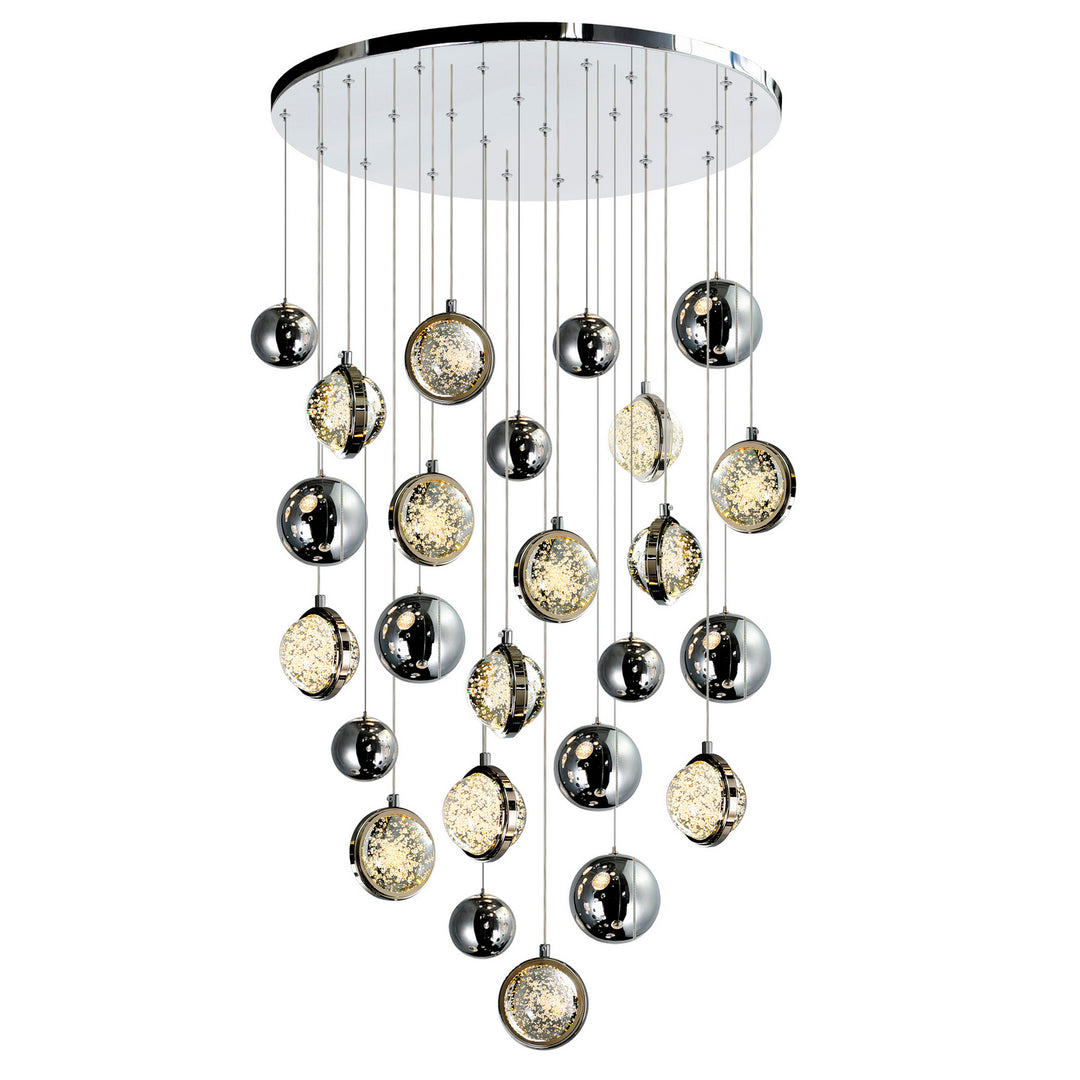 Salvador LED Chandelier in Polished Nickel - available from The Lighting Shoppe, trusted by Canadian homeowners