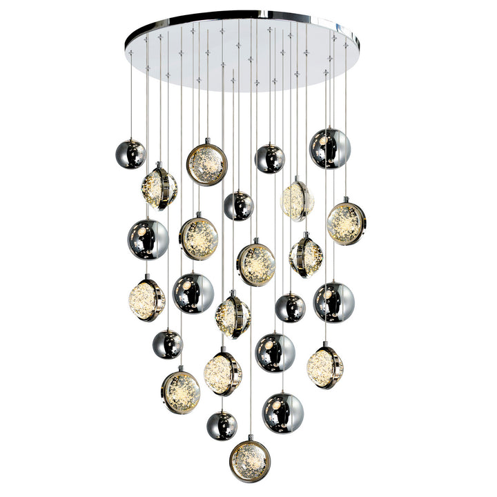 Salvador LED Chandelier in Polished Nickel - available from The Lighting Shoppe, trusted by Canadian homeowners