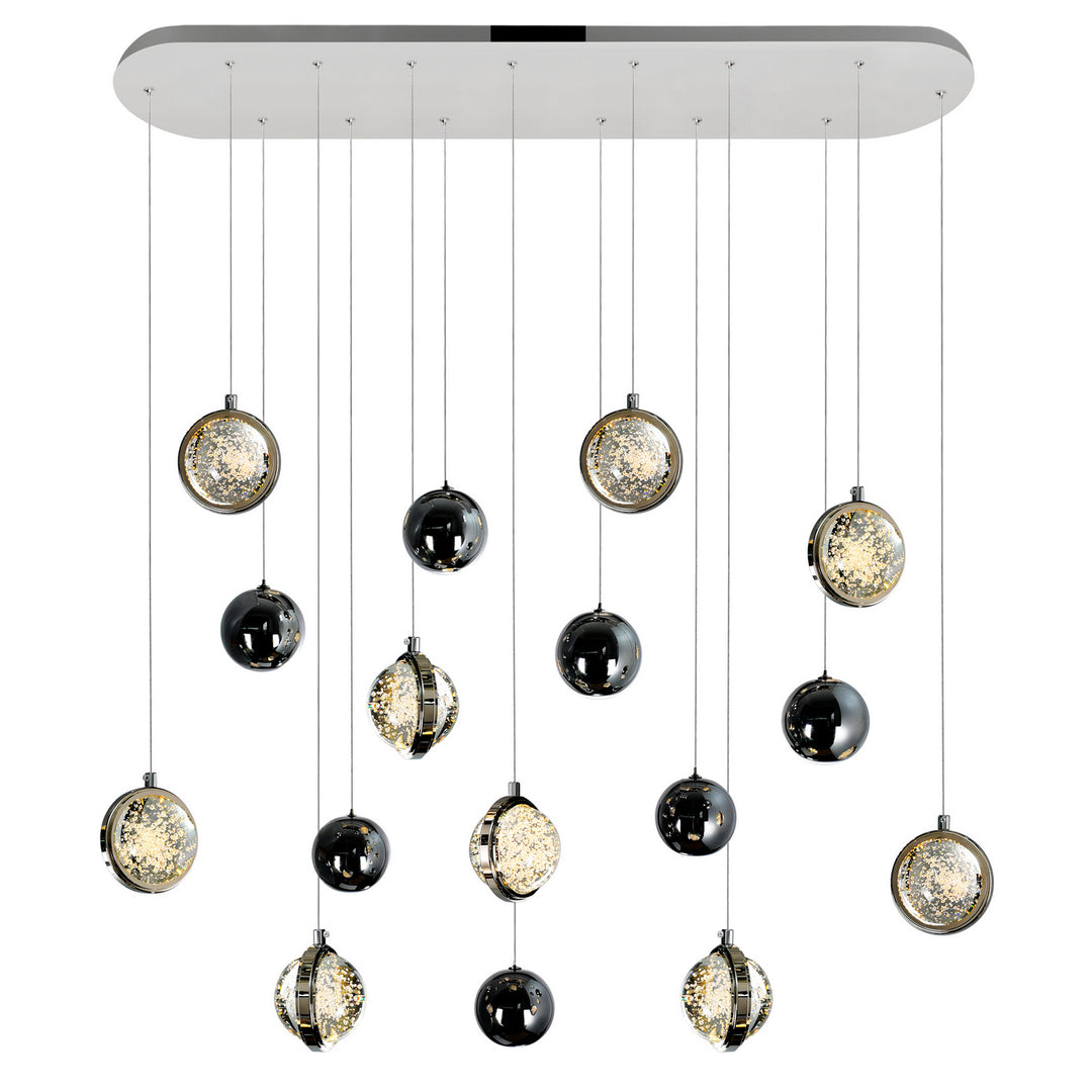 Salvador LED Chandelier in Polished Nickel - available from The Lighting Shoppe, trusted by Canadian homeowners