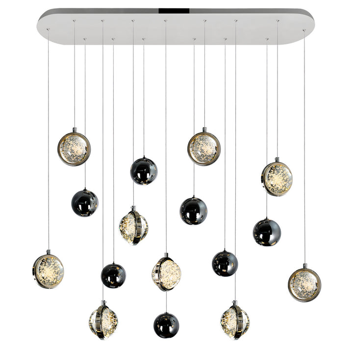 Salvador LED Chandelier in Polished Nickel - available from The Lighting Shoppe, trusted by Canadian homeowners