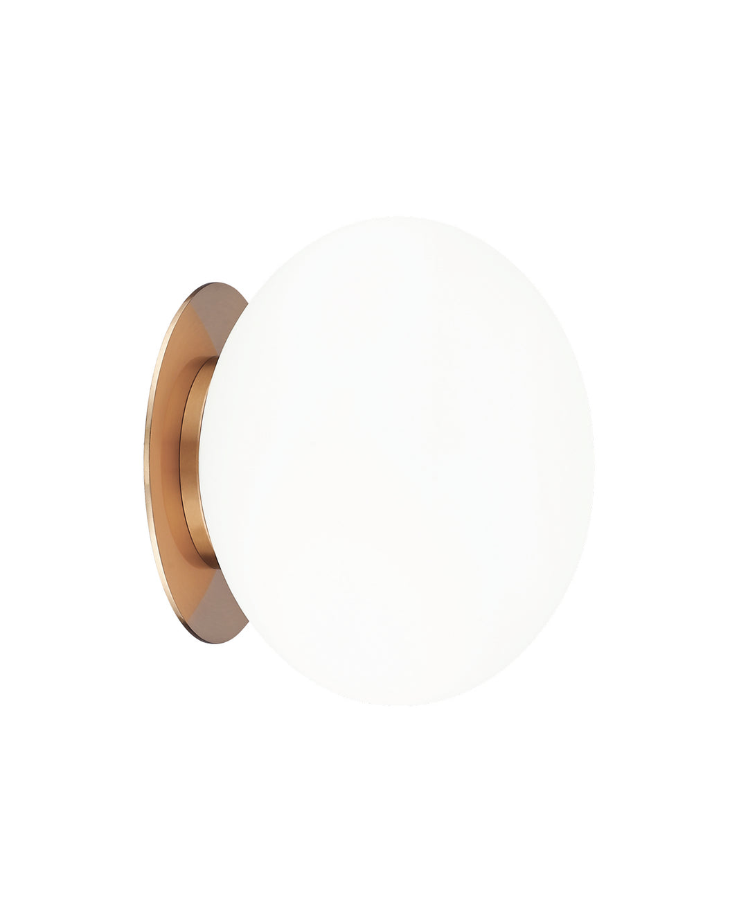 Mayu One Light Wall Sconce/Ceiling Mount in Aged Gold Brass - available from The Lighting Shoppe, trusted by Canadian homeowners