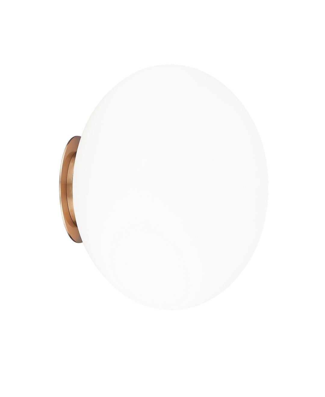 Mayu One Light Wall Sconce/Ceiling Mount in Aged Gold Brass - available from The Lighting Shoppe, trusted by Canadian homeowners