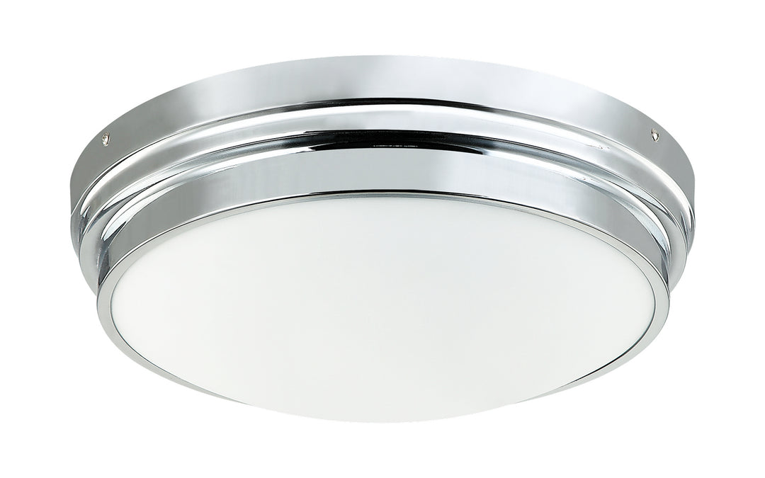 Fresh Colonial Three Light Ceiling Mount in Chrome - available from The Lighting Shoppe, trusted by Canadian homeowners
