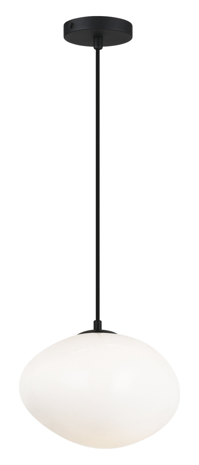 Melotte One Light Chandelier in Black - available from The Lighting Shoppe, trusted by Canadian homeowners