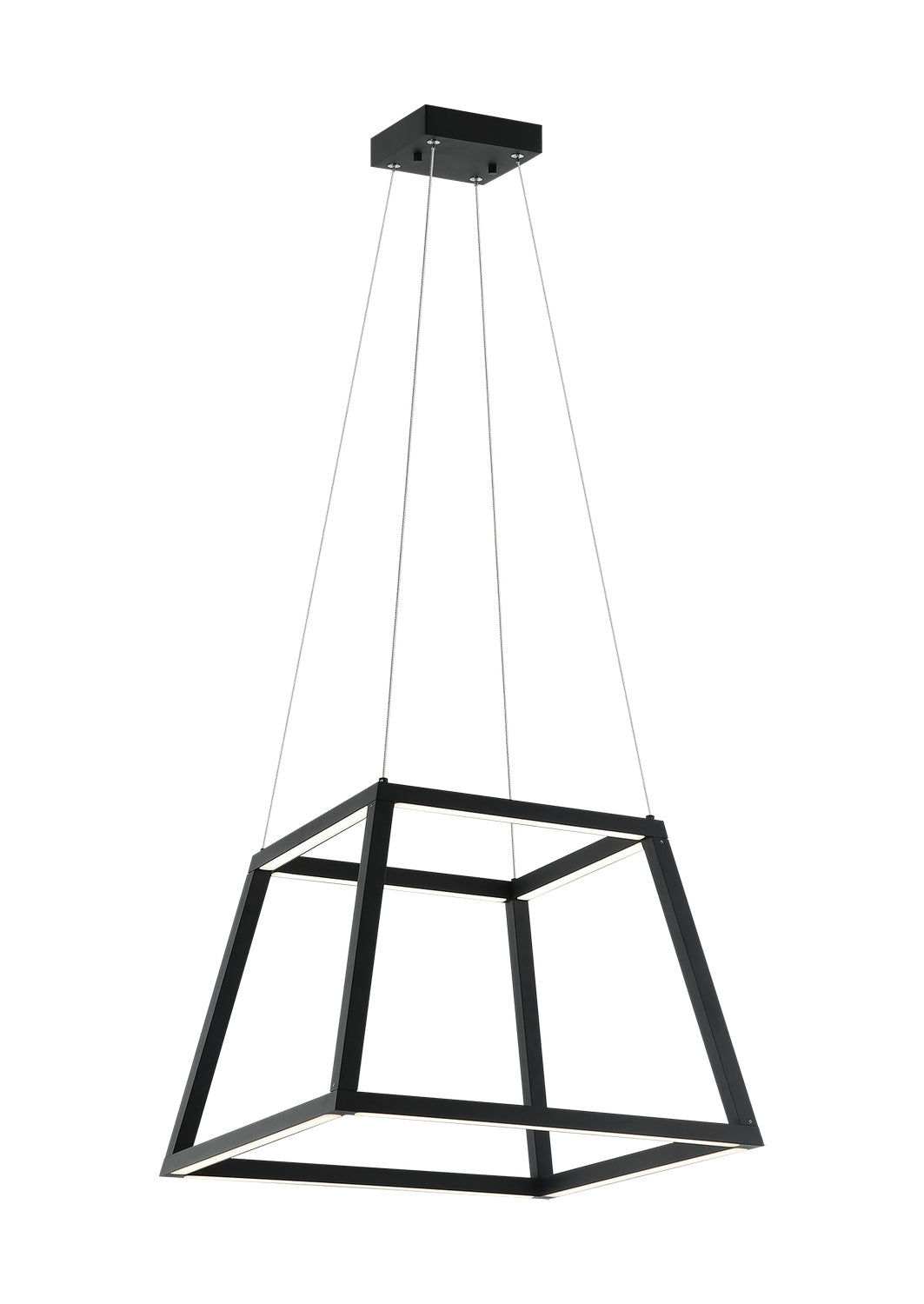 Carlington LED Chandelier in Matte Black - available from The Lighting Shoppe, trusted by Canadian homeowners