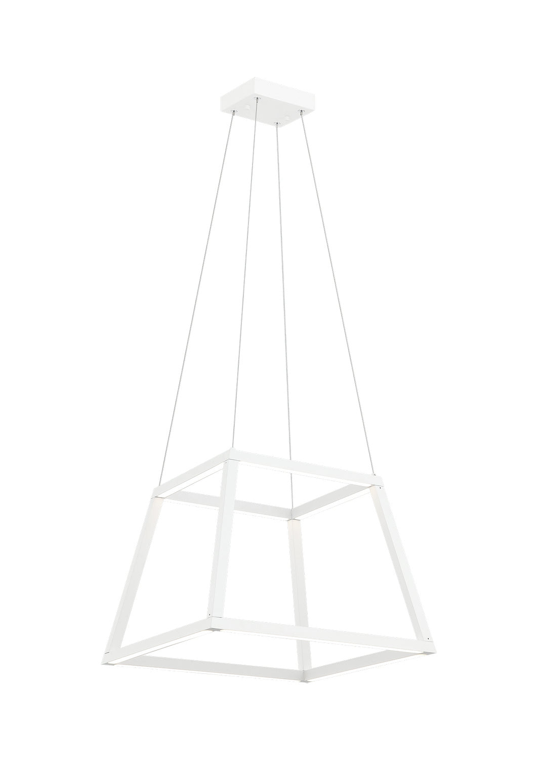 Carlington LED Chandelier in Matte White - available from The Lighting Shoppe, trusted by Canadian homeowners