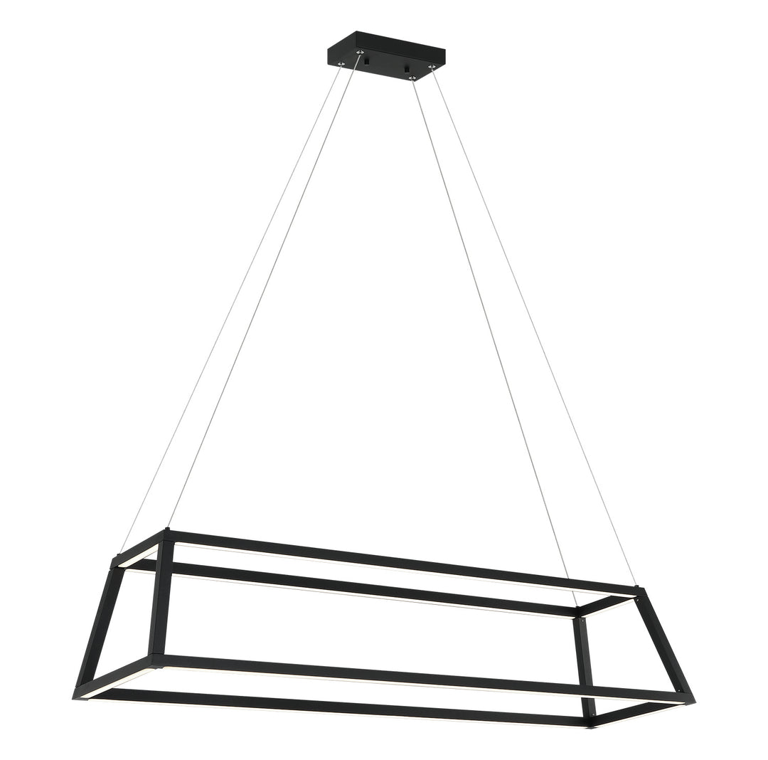 Carlington LED Chandelier in Matte Black - available from The Lighting Shoppe, trusted by Canadian homeowners