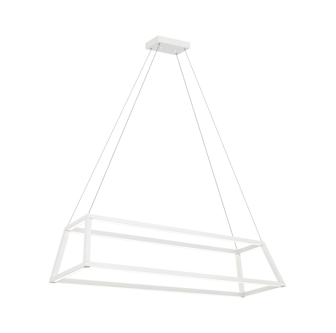 Carlington LED Chandelier in Matte White - available from The Lighting Shoppe, trusted by Canadian homeowners