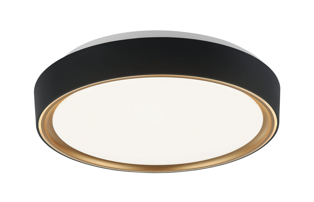 Matteo Canada - M10601BKGL - LED Ceiling Mount - Alamus - Aged Gold Brass + Matte Black