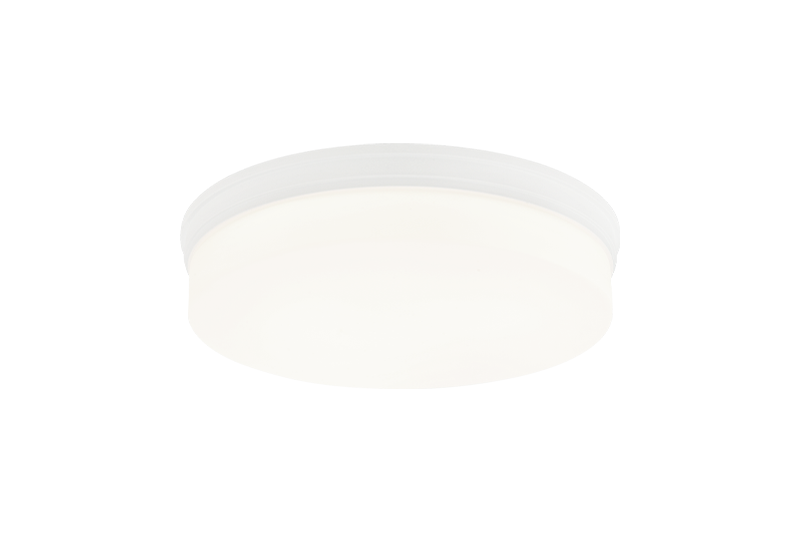 Circian LED Flush Mount in Matte White - available from The Lighting Shoppe, trusted by Canadian homeowners