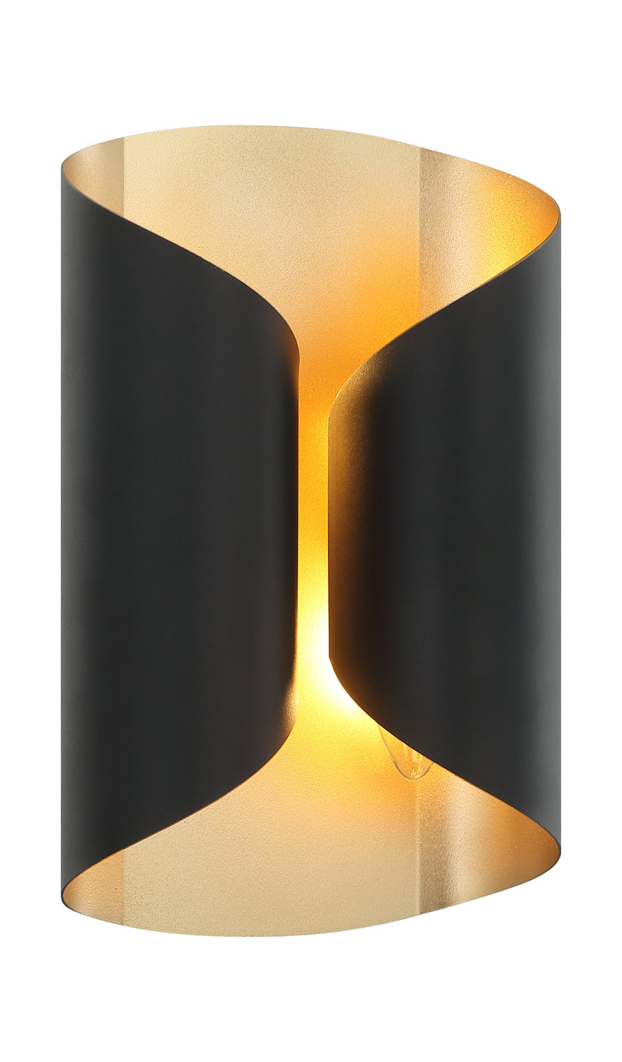 Ripcurl Two Light Wall Sconce in Matte Black - available from The Lighting Shoppe, trusted by Canadian homeowners