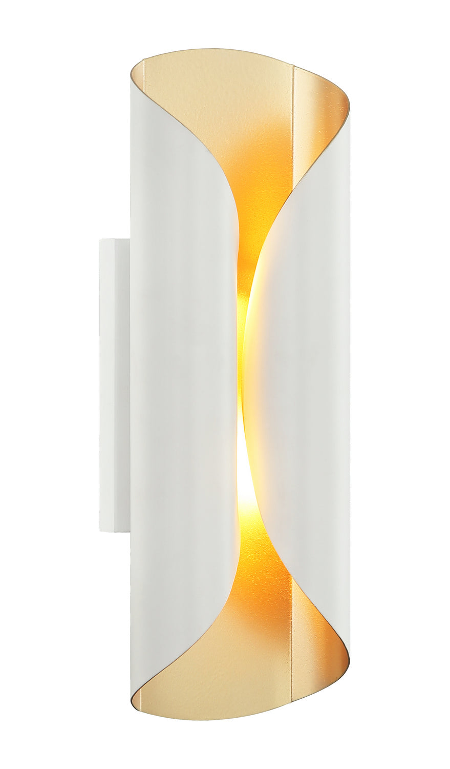 Ripcurl Two Light Wall Sconce in White - available from The Lighting Shoppe, trusted by Canadian homeowners