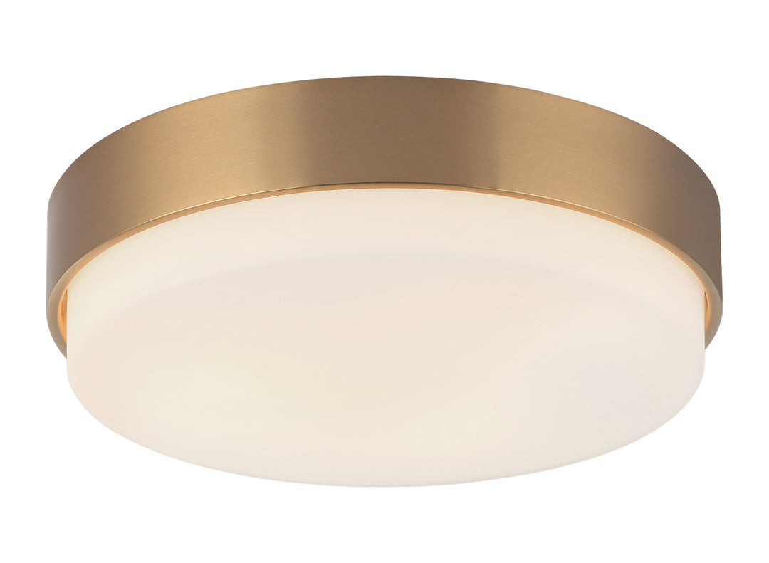 Quintz Three Light Ceiling Mount in Aged Gold Brass - available from The Lighting Shoppe, trusted by Canadian homeowners