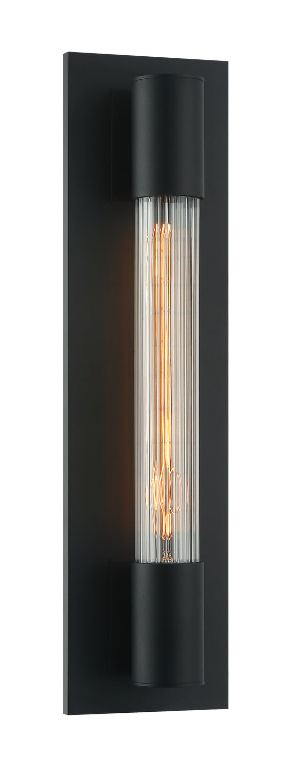 Riely One Light Wall Sconce in Matte Black - available from The Lighting Shoppe, trusted by Canadian homeowners
