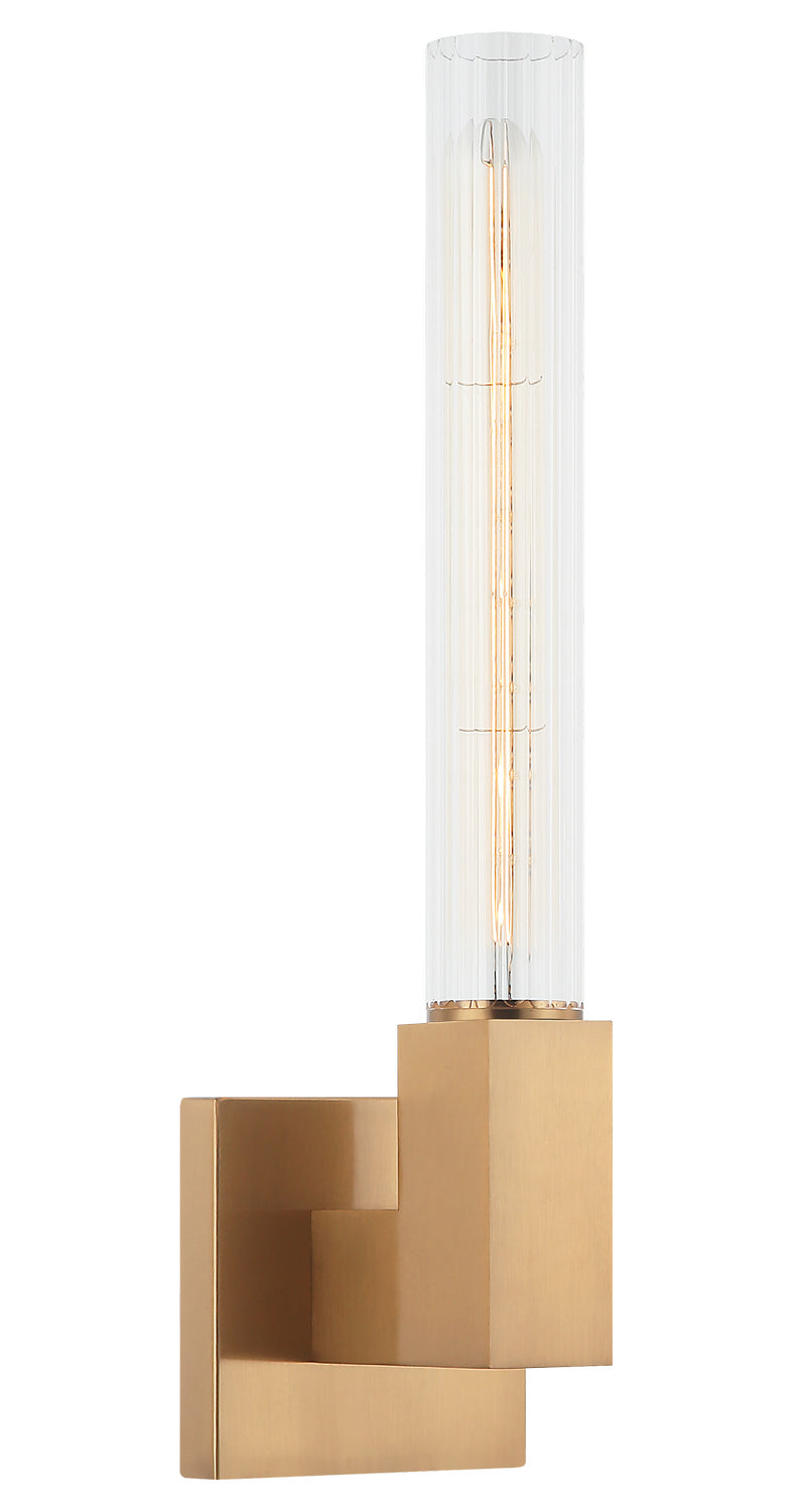 Odelle Two Light Wall Sconce in Aged Gold Brass - available from The Lighting Shoppe, trusted by Canadian homeowners