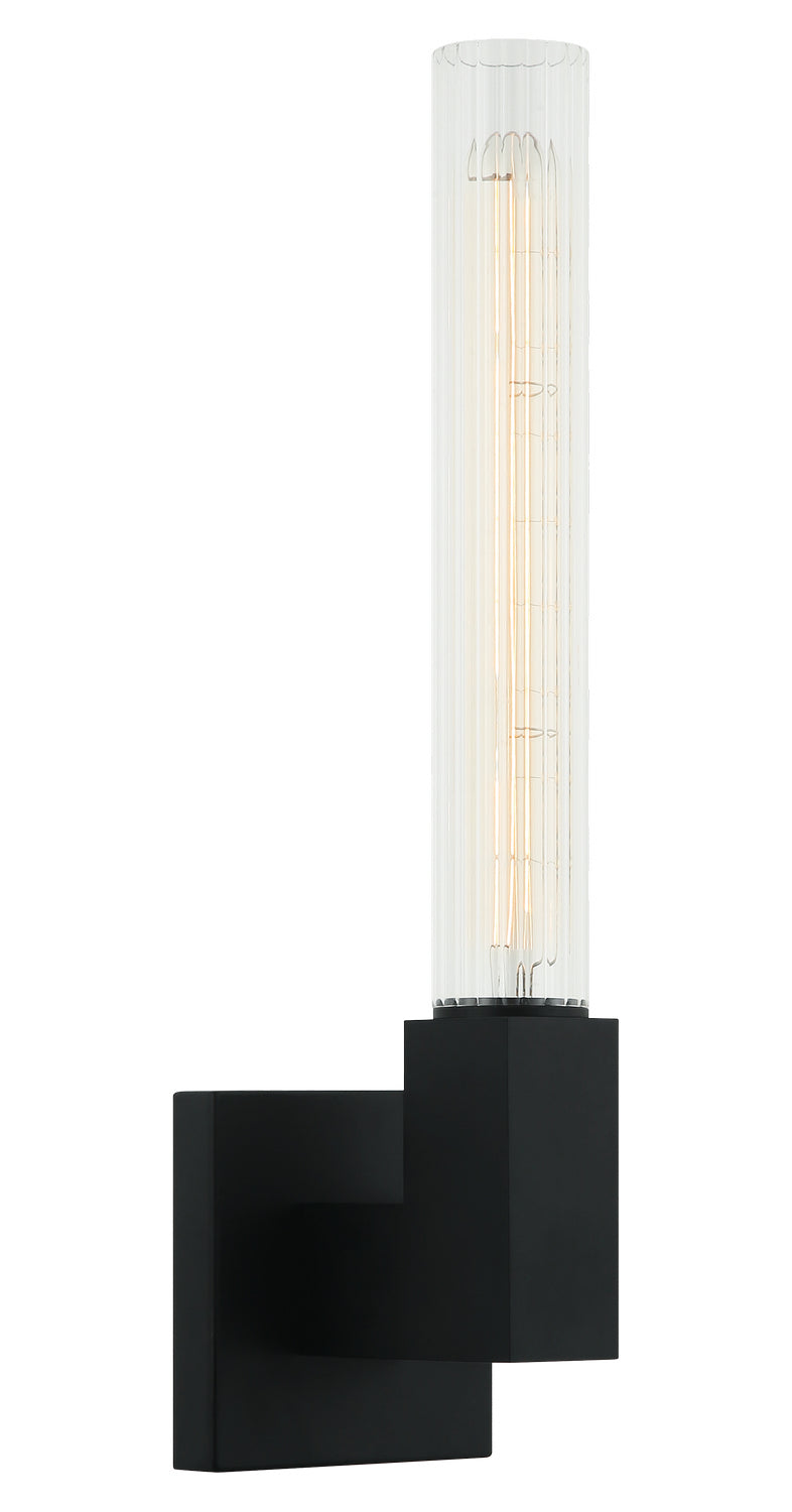 Odelle Two Light Wall Sconce in Matte Black - available from The Lighting Shoppe, trusted by Canadian homeowners