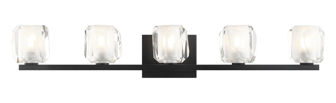Carleton Five Light Wall Sconce in Matte Black - available from The Lighting Shoppe, trusted by Canadian homeowners
