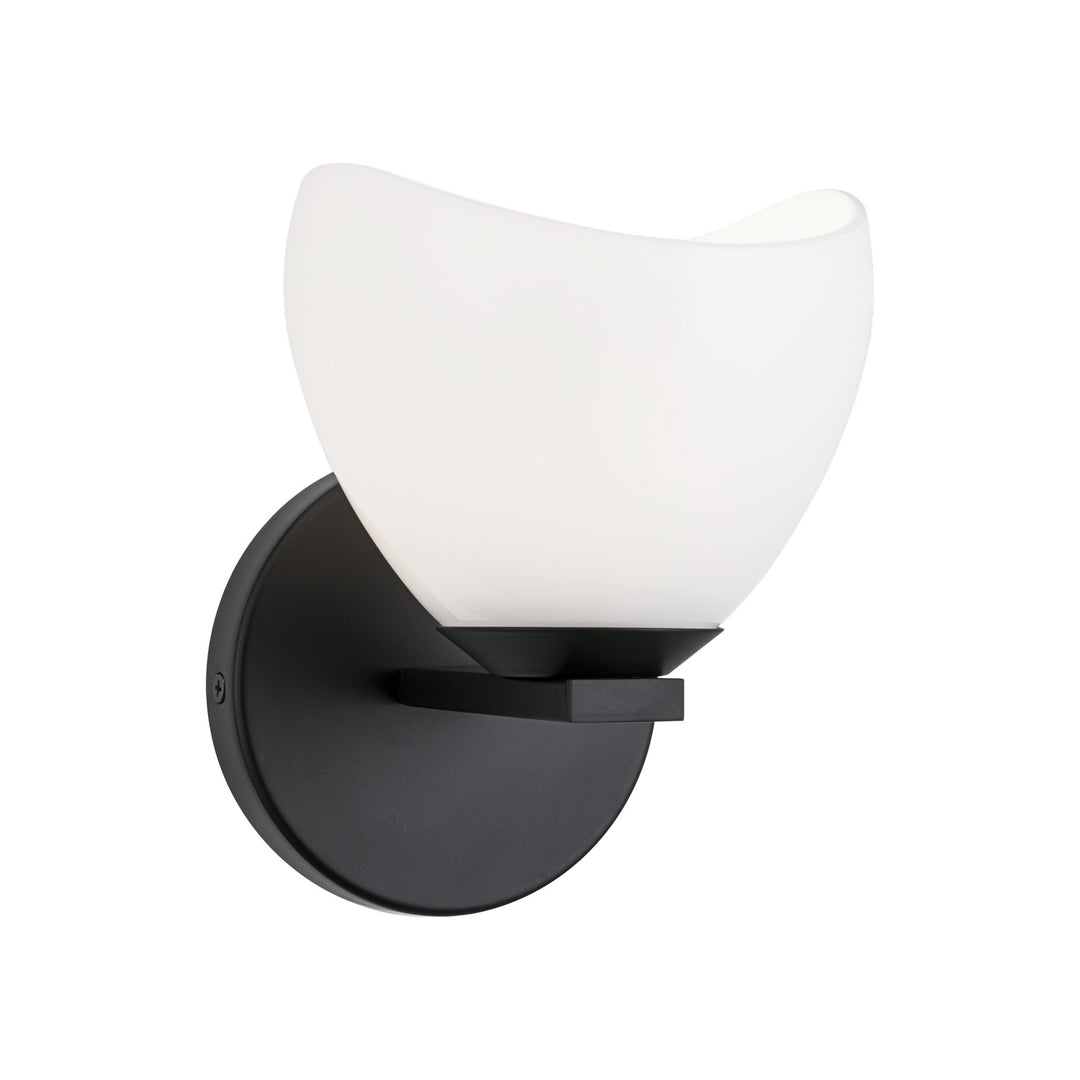 Uptowne One Light Vanity in Black - available from The Lighting Shoppe, trusted by Canadian homeowners