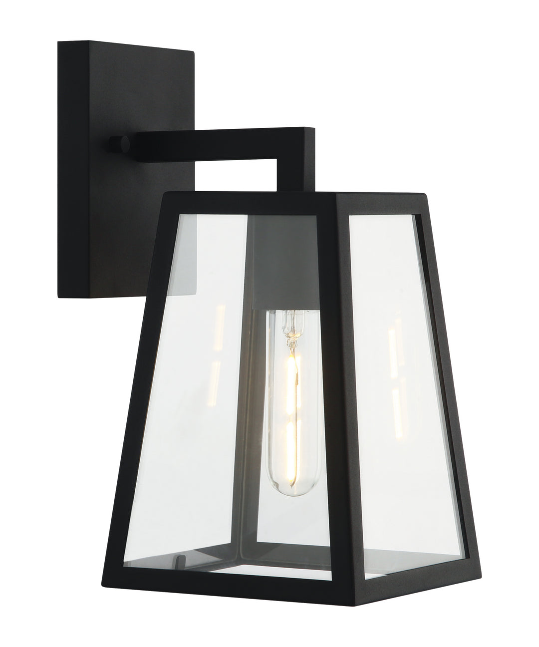 Denzil One Light Wall Sconce in Matte Black - available from The Lighting Shoppe, trusted by Canadian homeowners