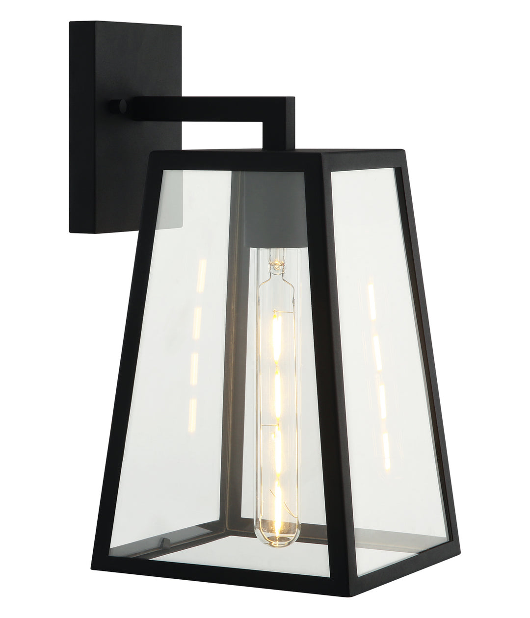 Denzil One Light Wall Sconce in Matte Black - available from The Lighting Shoppe, trusted by Canadian homeowners