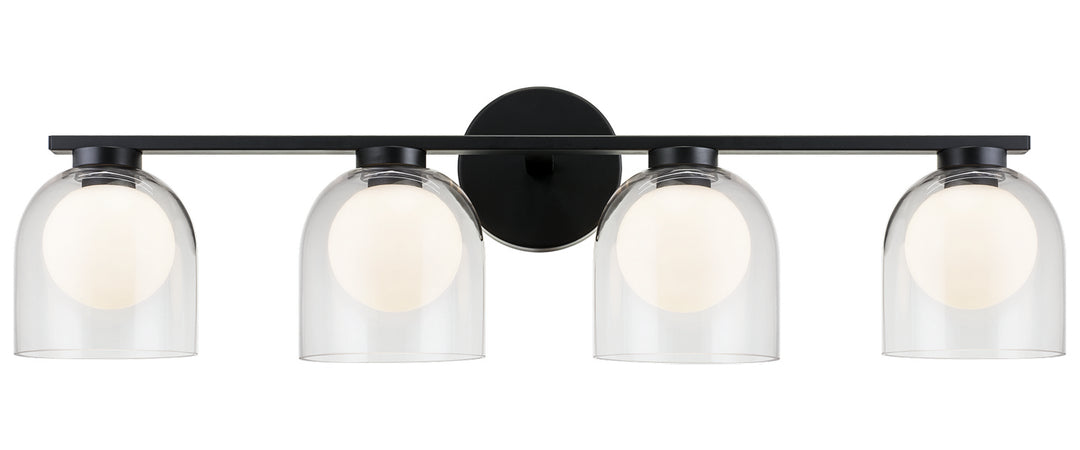 Derbishone Four Light Wall Sconce in Black - available from The Lighting Shoppe, trusted by Canadian homeowners