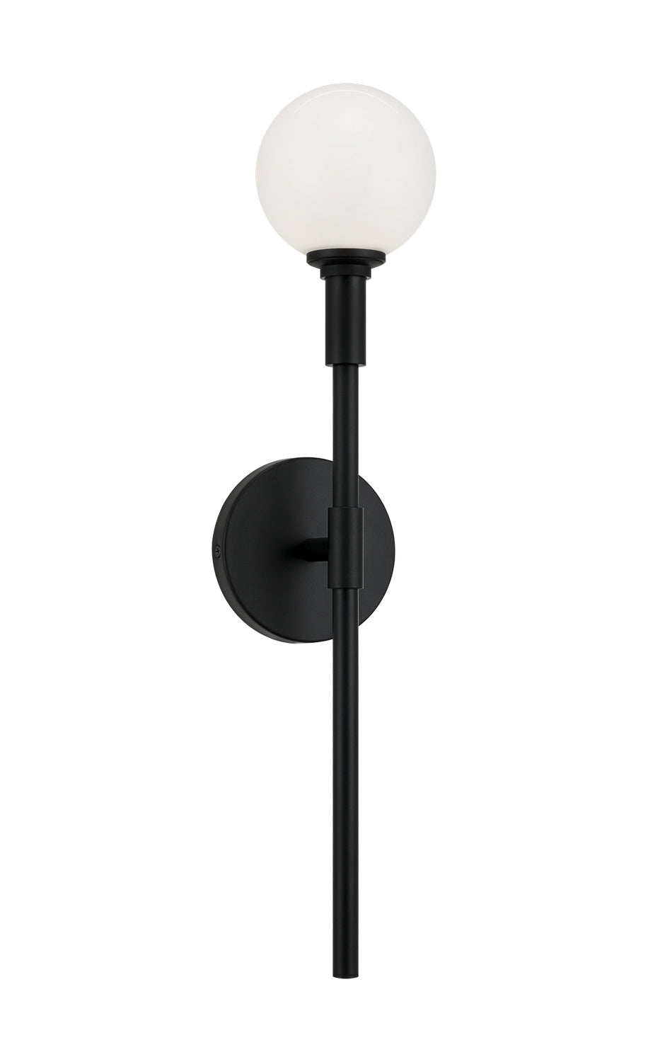 Candlestix One Light Wall Sconce in Black - available from The Lighting Shoppe, trusted by Canadian homeowners