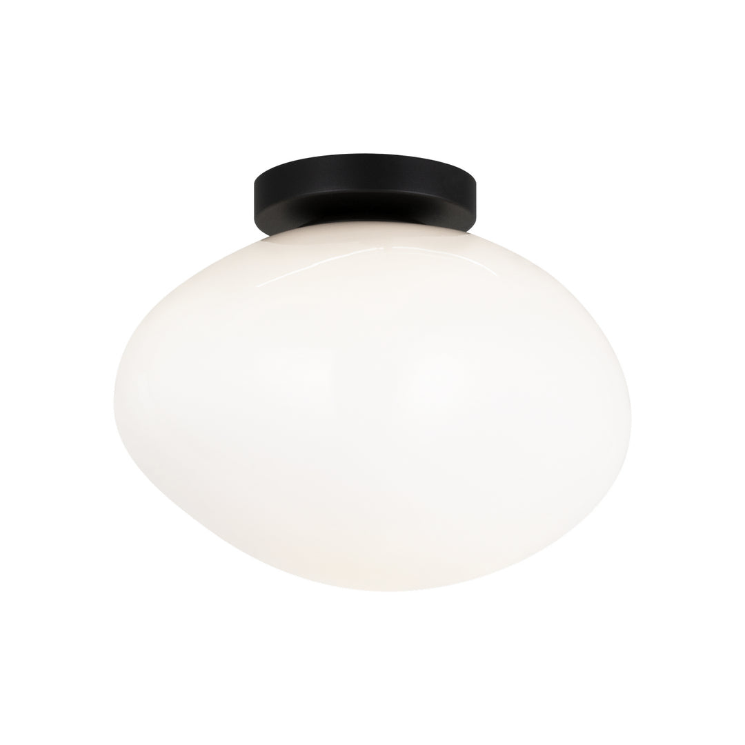 Melotte One Light Wall Sconce/Ceiling Mount in Black - available from The Lighting Shoppe, trusted by Canadian homeowners