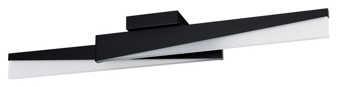 Eglo Canada - 99561A - LED Ceiling Mount - Isidro - Structured Black