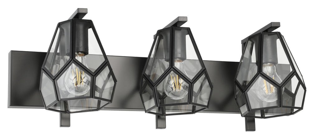 Mardyke Three Light Bath/Vanity in Matte Black - available from The Lighting Shoppe, trusted by Canadian homeowners