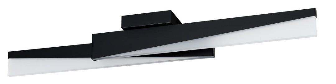 Isidro LED Ceiling Mount in Structured Black - available from The Lighting Shoppe, trusted by Canadian homeowners