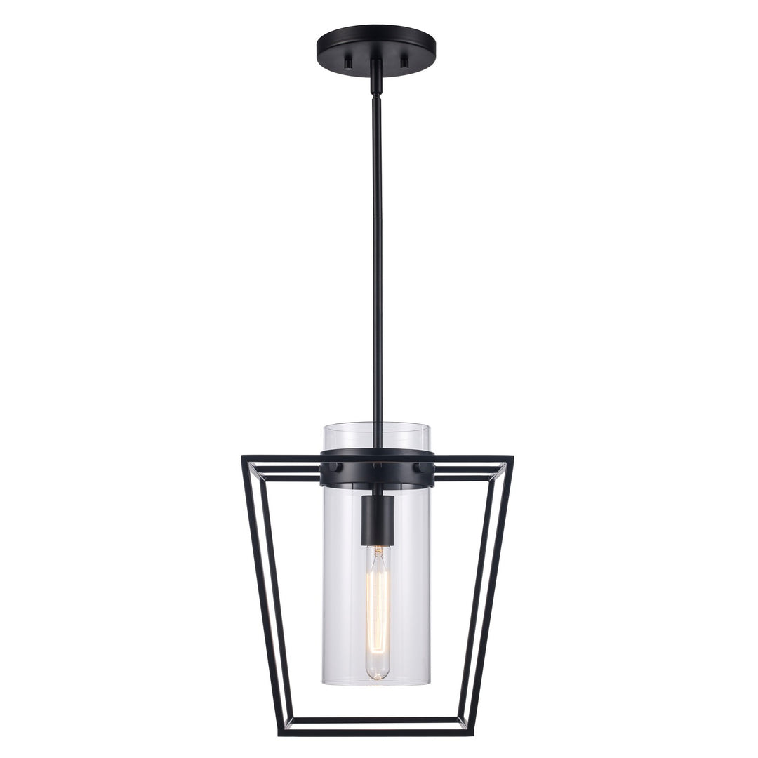 Nova One Light Pendant in Black - available from The Lighting Shoppe, trusted by Canadian homeowners