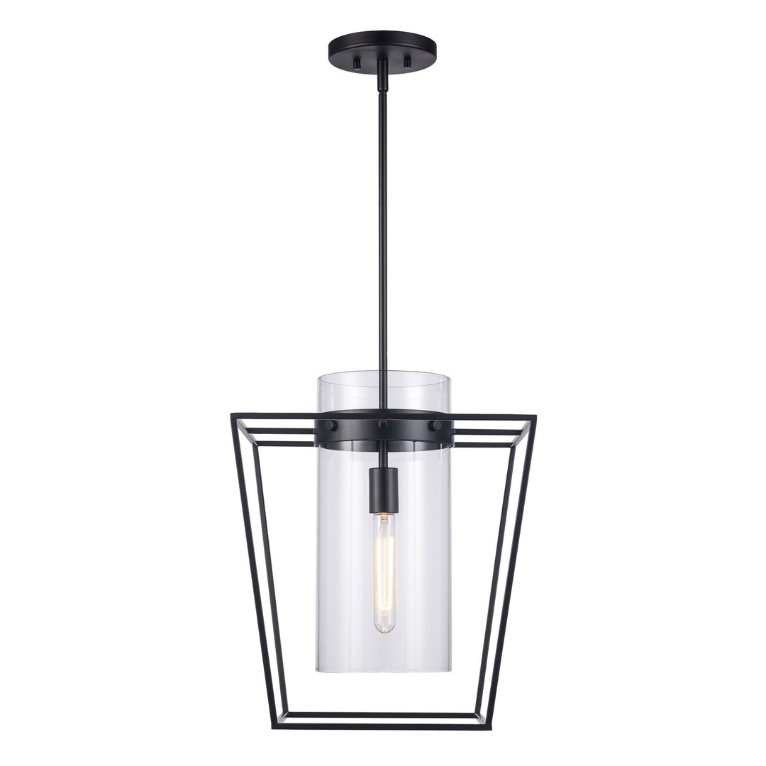 Nova One Light Pendant in Black - available from The Lighting Shoppe, trusted by Canadian homeowners