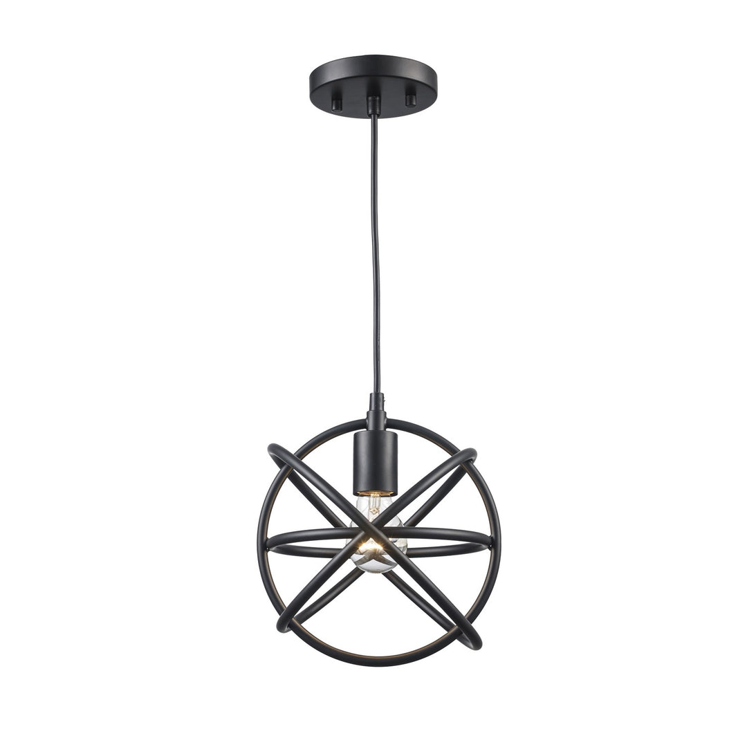 Viewridge One Light Pendant in Black - available from The Lighting Shoppe, trusted by Canadian homeowners