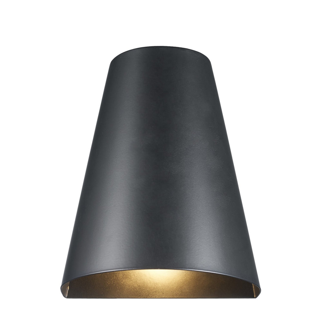 Oro One Light Outdoor Wall Mount in Matted Black - available from The Lighting Shoppe, trusted by Canadian homeowners