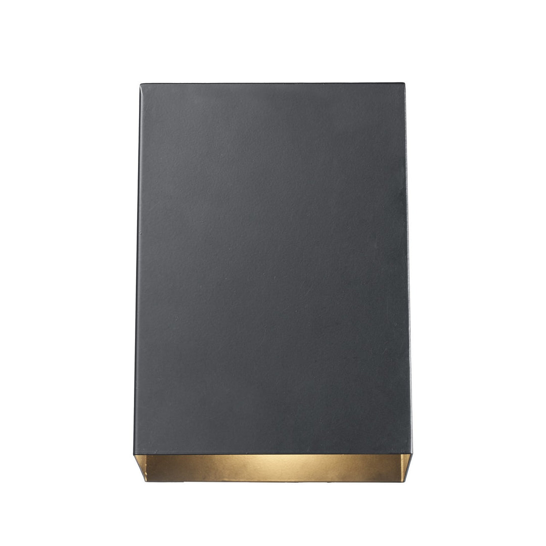 Sidewell One Light Outdoor Wall Mount in Matted Black - available from The Lighting Shoppe, trusted by Canadian homeowners