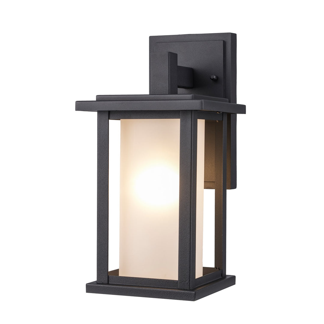 Shaakar One Light Outdoor Wall Mount in Black - available from The Lighting Shoppe, trusted by Canadian homeowners