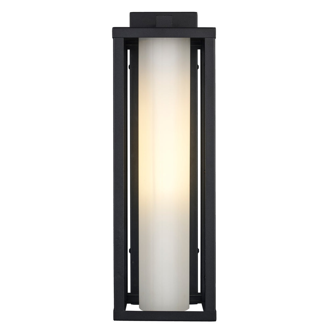 Adler One Light Outdoor Wall Mount in Black - available from The Lighting Shoppe, trusted by Canadian homeowners