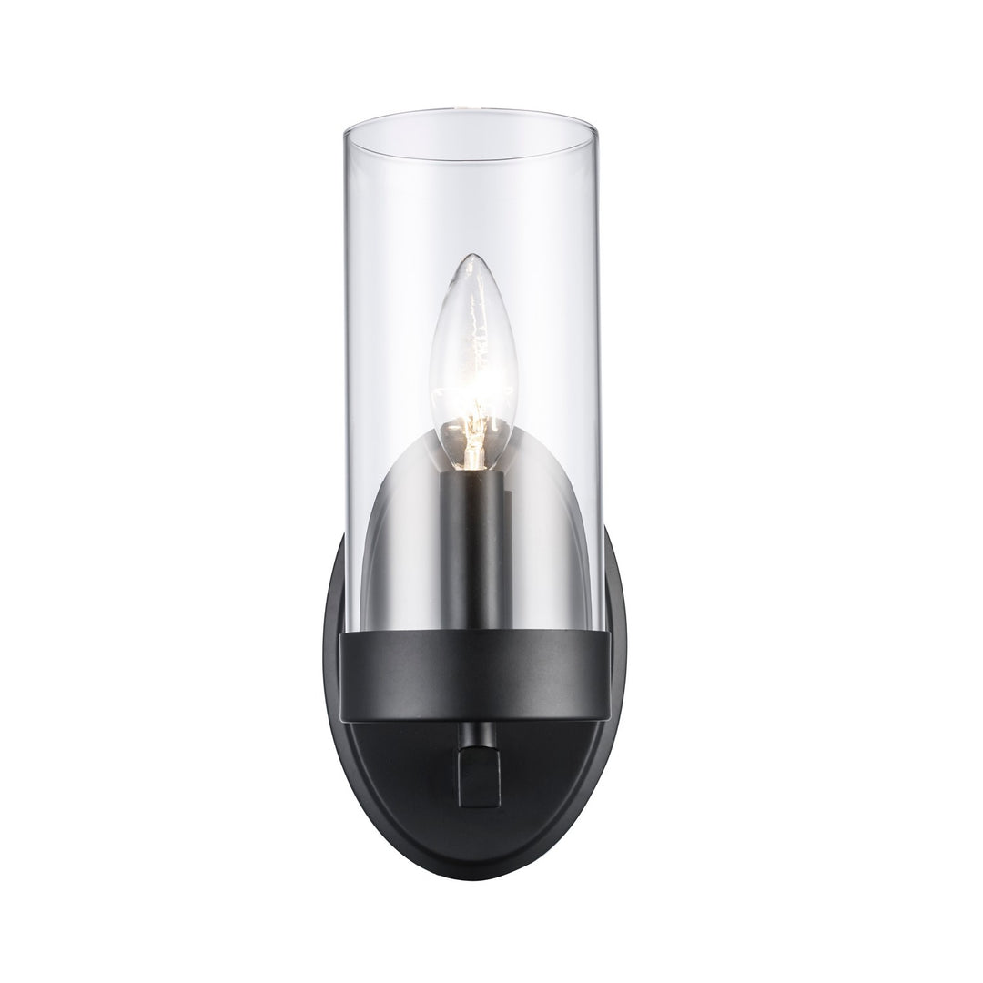 Meadowlark One Light Vanity in Black - available from The Lighting Shoppe, trusted by Canadian homeowners