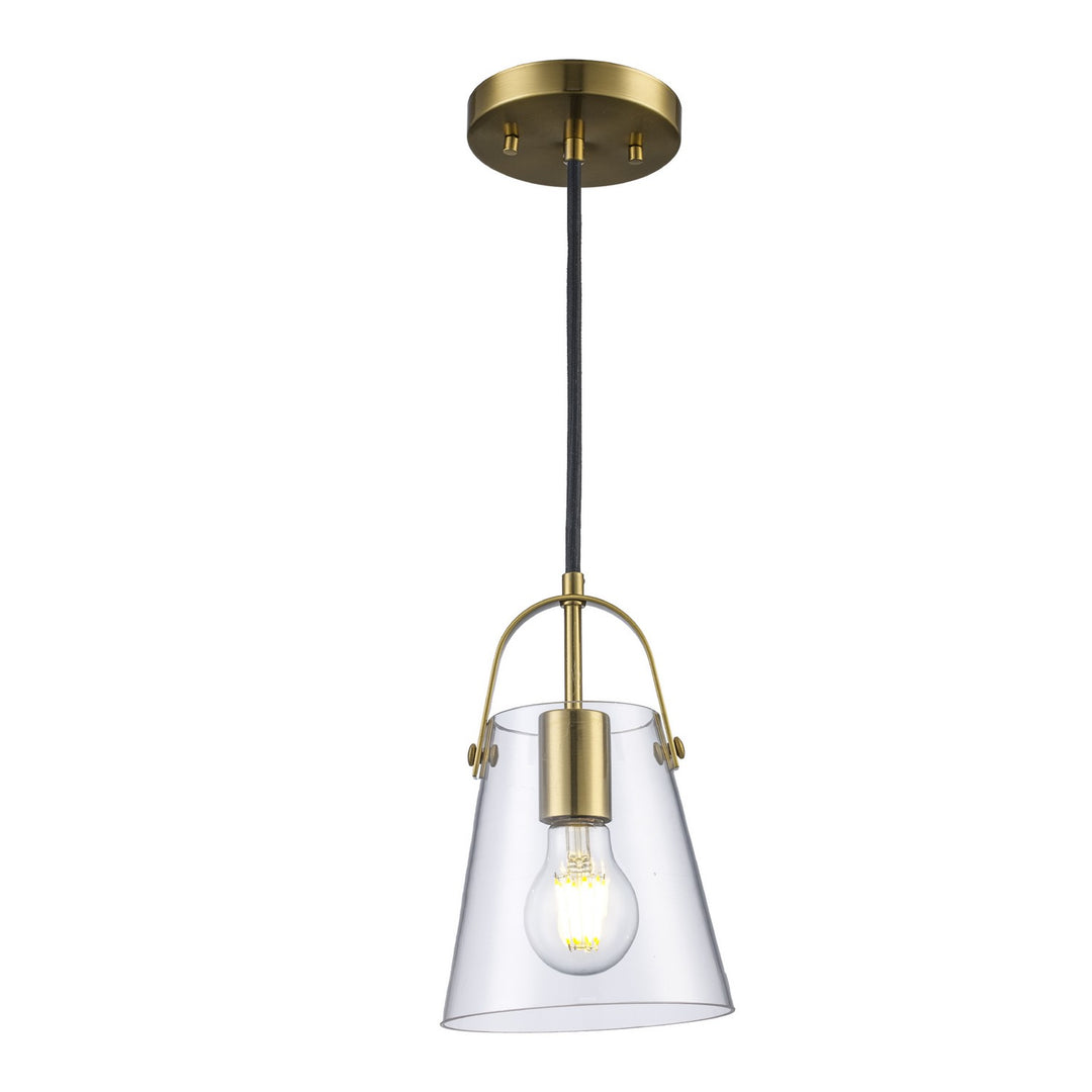 Curry One Light Pendant in Antique Gold - available from The Lighting Shoppe, trusted by Canadian homeowners