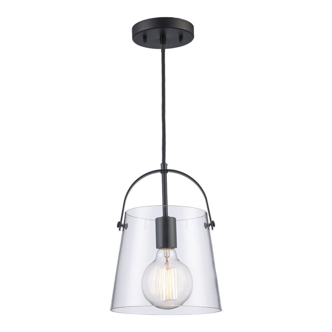 Curry One Light Pendant in Black - available from The Lighting Shoppe, trusted by Canadian homeowners