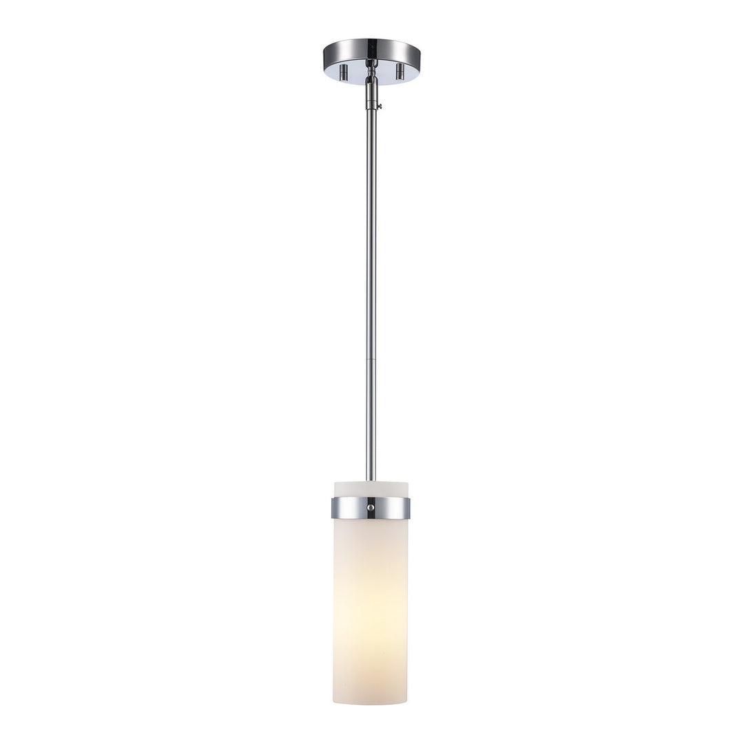Crosby One Light Pendant in Polished Chrome - available from The Lighting Shoppe, trusted by Canadian homeowners