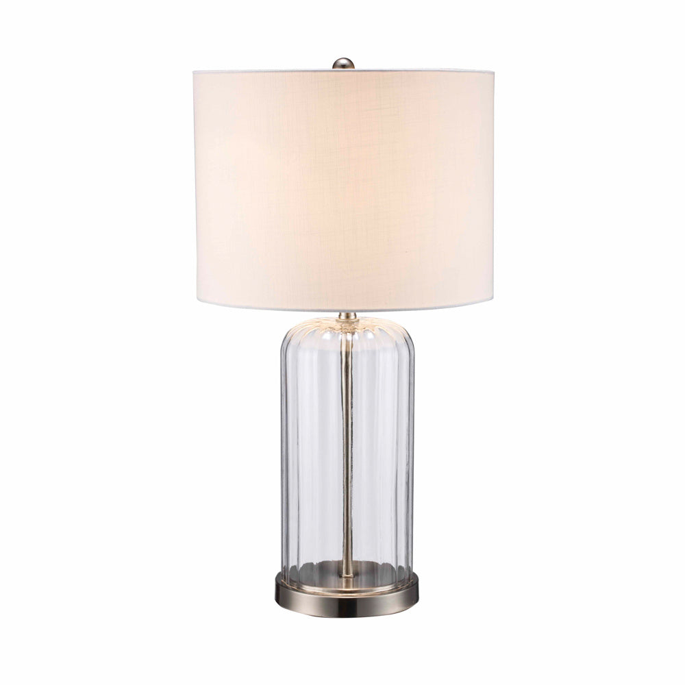 One Light Portable Lamp in Brushed Nickel - available from The Lighting Shoppe, trusted by Canadian homeowners