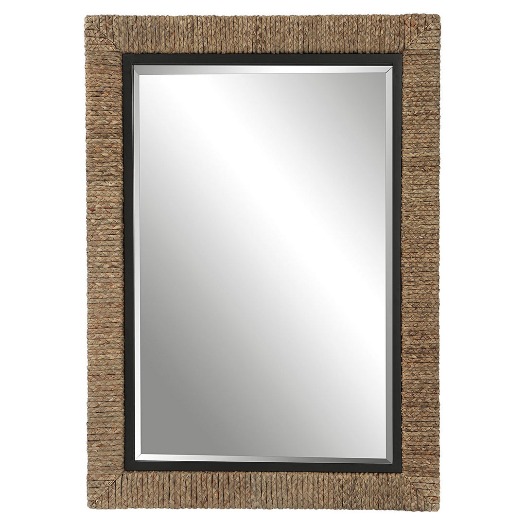 Island Mirror in Matte Black Iron - available from The Lighting Shoppe, trusted by Canadian homeowners
