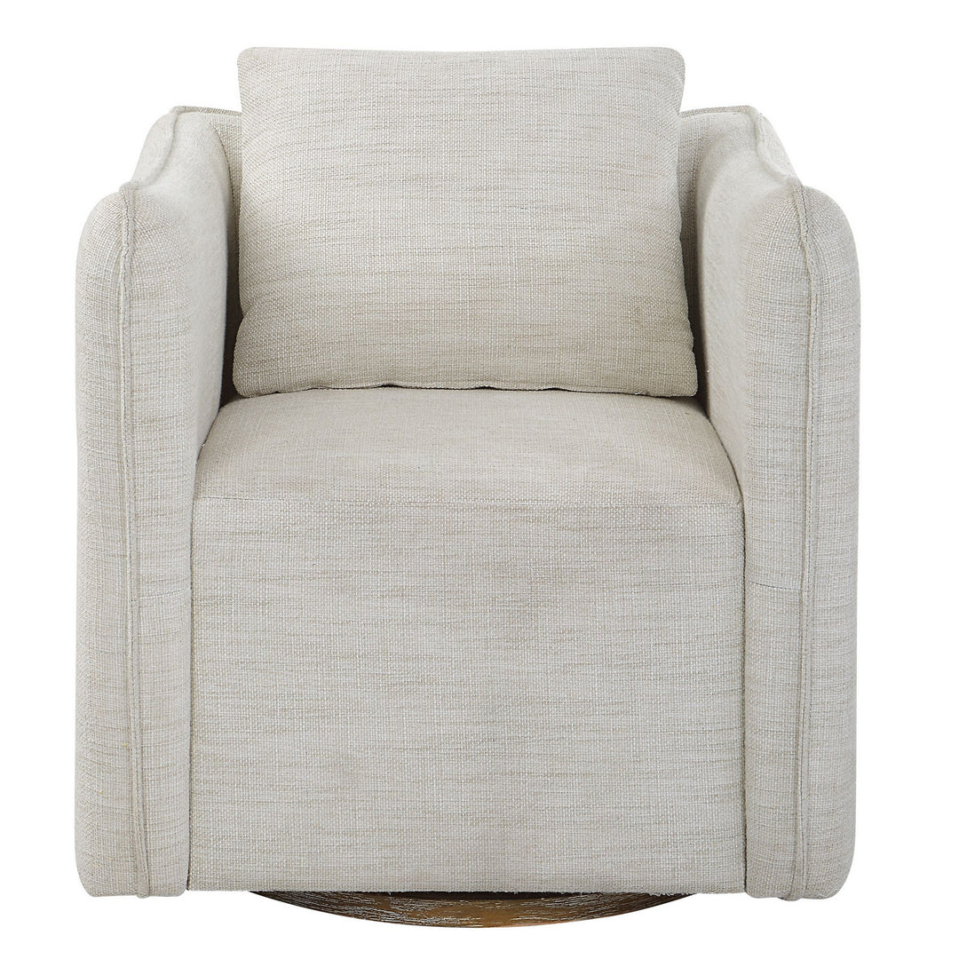 Corben Armless Chair in Off-white - available from The Lighting Shoppe, trusted by Canadian homeowners